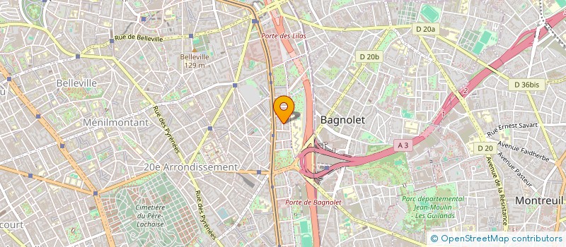 localisation de l'entreprise ZP ENTREPRISE GENERALE  PARIS