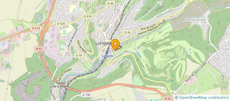 localisation de l'entreprise ZP INVEST à LONGWY