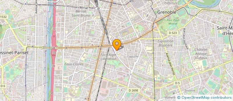 localisation de l'entreprise ZP ISOLATION à GRENOBLE