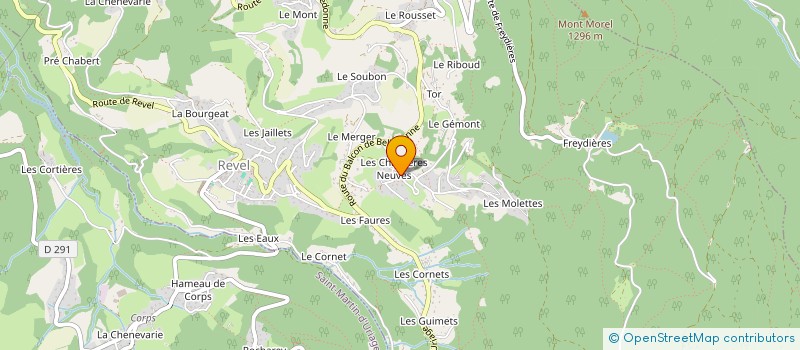 localisation de l'entreprise ZPCV  REVEL