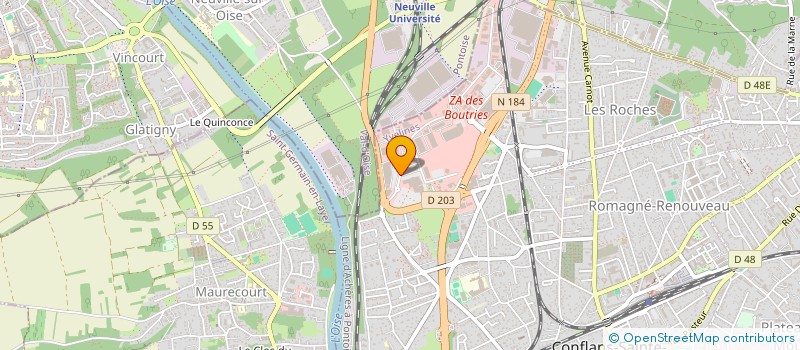 localisation de l'entreprise ZPMJ  CONFLANS-SAINTE-HONORINE