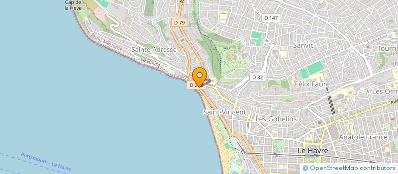 localisation de l'entreprise ZR à LE HAVRE