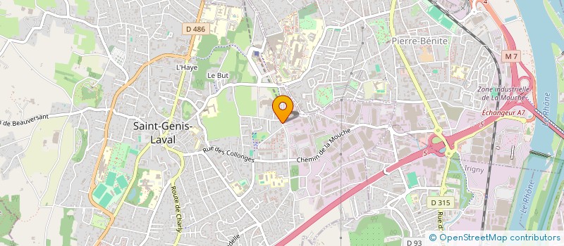 localisation de l'entreprise ZR AUTO EXPORT  SAINT-GENIS-LAVAL