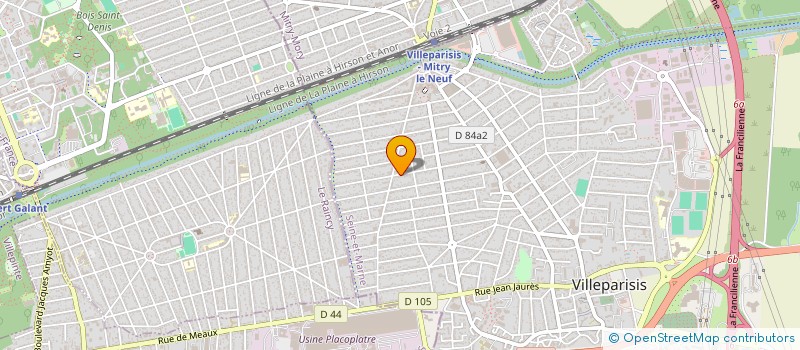 localisation de l'entreprise ZR BATIMENT  VILLEPARISIS