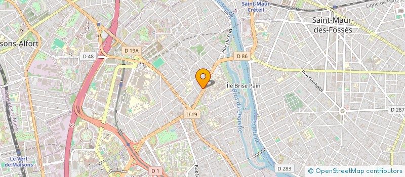 localisation de l'entreprise ZR EXPRESS à CRETEIL