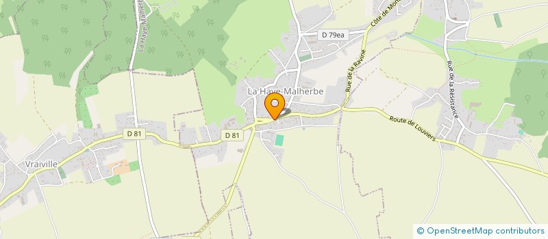 localisation de l'entreprise ZR FOOD  LA HAYE-MALHERBE