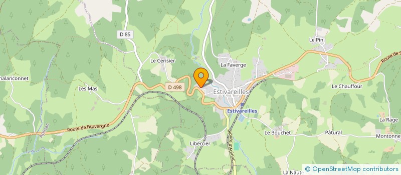 localisation de l'entreprise ZR LAB à ESTIVAREILLES