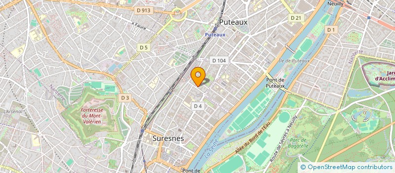 localisation de l'entreprise ZR PALACE à SURESNES