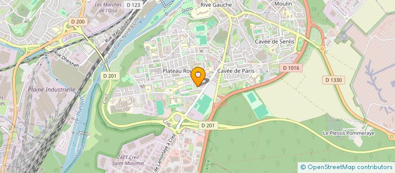 localisation de l'entreprise ZR5 à CREIL