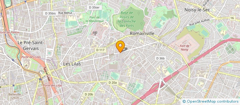 localisation de l'entreprise ZR7 CONSULTING à ROMAINVILLE