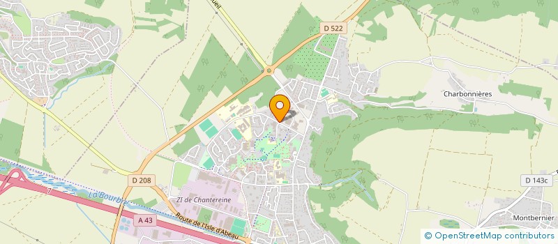 localisation de l'entreprise ZR9  BOURGOIN-JALLIEU
