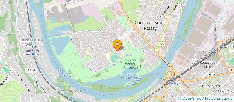 localisation de l'entreprise ZRDEV  CARRIERES-SOUS-POISSY