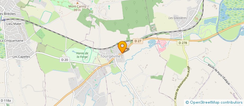 localisation de l'entreprise ZRGR  TOURGEVILLE