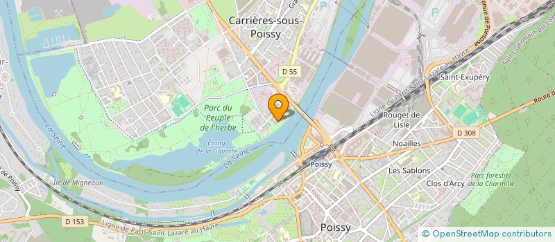 localisation de l'entreprise ZRI CONSULTING  CARRIERES-SOUS-POISSY