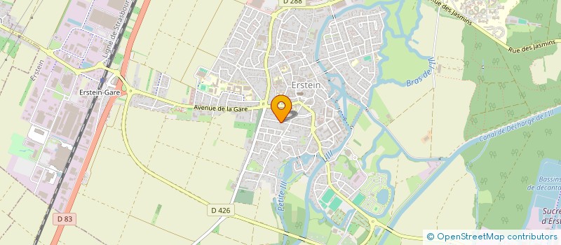 localisation de l'entreprise ZS  ERSTEIN