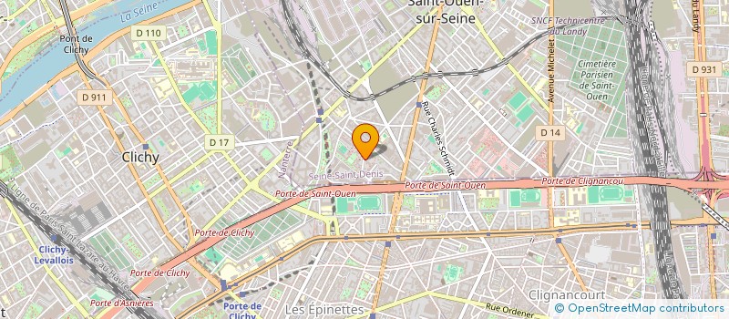 localisation de l'entreprise ZS BATIMENT à SAINT-OUEN-SUR-SEINE