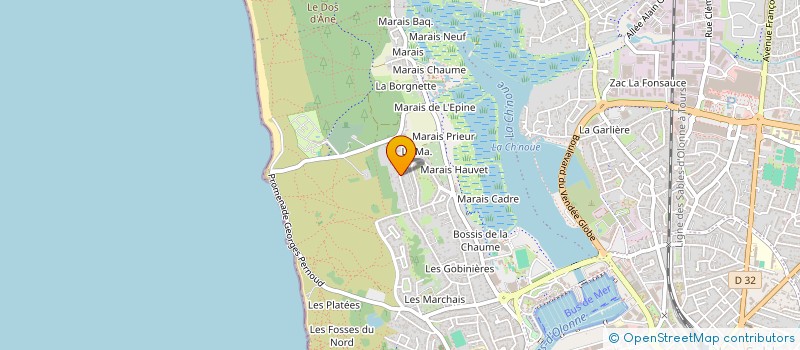 localisation de l'entreprise ZS CONCEPT à LES SABLES D'OLONNE