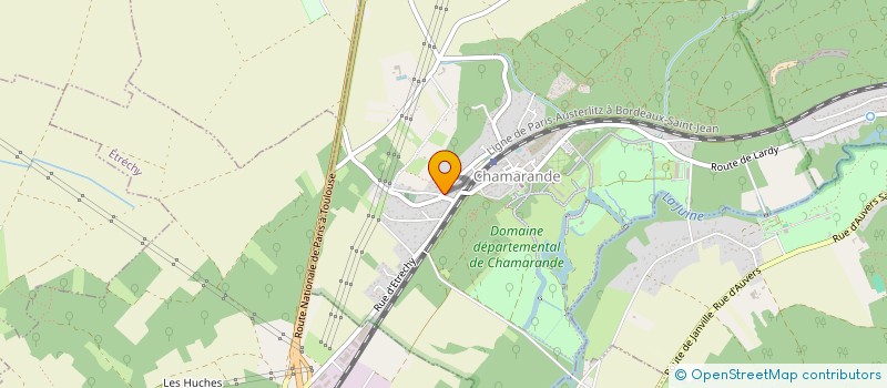 localisation de l'entreprise ZS DECO  CHAMARANDE