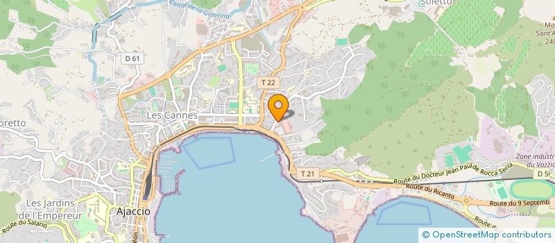 localisation de l'entreprise ZS DIAGNOSTICS à AJACCIO