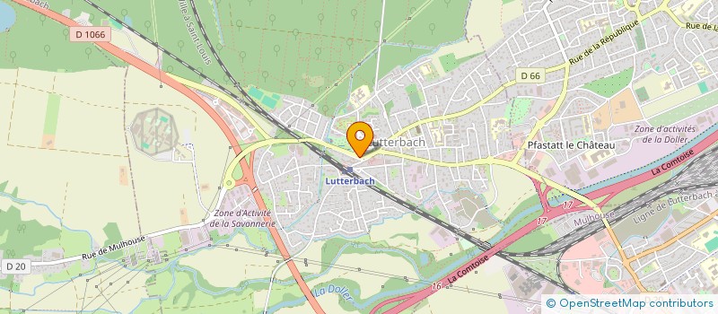 localisation de l'entreprise ZS EVOLUTION  LUTTERBACH