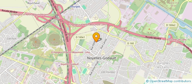 localisation de l'entreprise ZS.LOCA62  NOYELLES-GODAULT