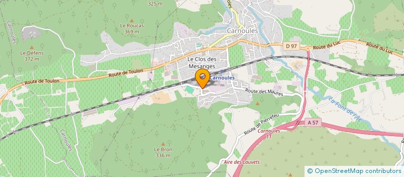 localisation de l'entreprise ZS MDB 2  CARNOULES