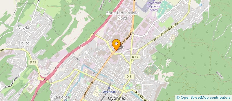 localisation de l'entreprise ZS MOLD OYONNAX à OYONNAX