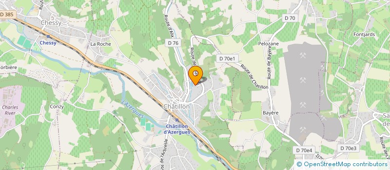 localisation de l'entreprise ZS PROD  LYON