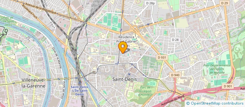 localisation de l'entreprise ZS TRANSPORT  SAINT-DENIS