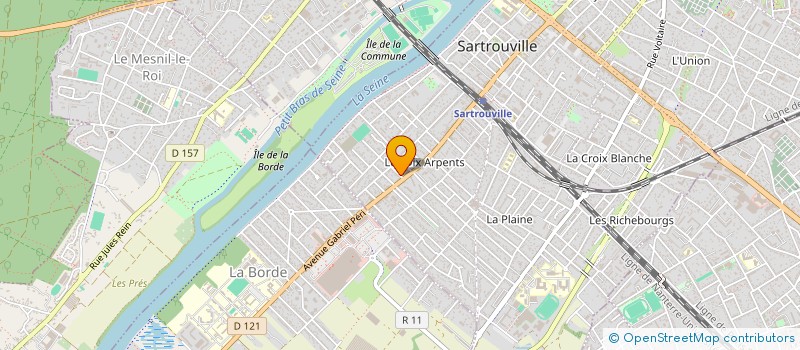 localisation de l'entreprise ZSC CONSEILS à SARTROUVILLE