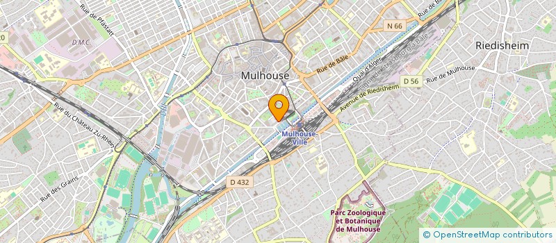 localisation de l'entreprise ZSCHOKKE ALSACE  MULHOUSE