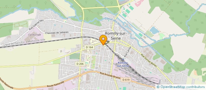 localisation de l'entreprise ZSCOM à ROMILLY-SUR-SEINE