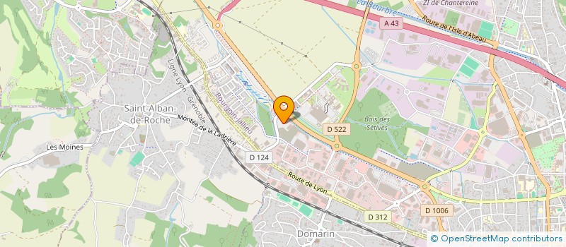 localisation de l'entreprise ZSH à BOURGOIN-JALLIEU