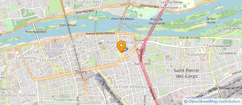 localisation de l'entreprise ZSI CONSEIL  TOURS