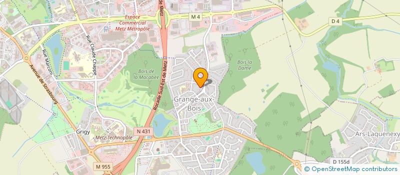 localisation de l'entreprise ZSI IMMO  METZ