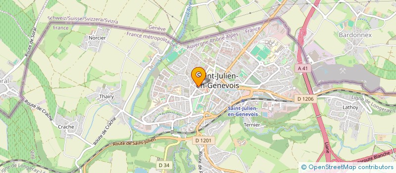 localisation de l'entreprise ZSK DISTRIBUTION à REIGNIER-ESERY