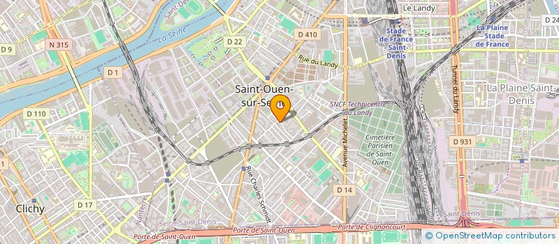 localisation de l'entreprise ''ZSK PROD'' à SAINT-OUEN-SUR-SEINE