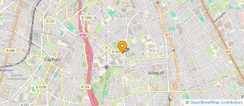 localisation de l'entreprise ZSM TAXI  VILLEJUIF