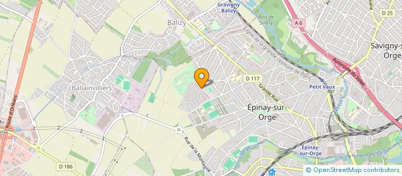 localisation de l'entreprise ZSOFT à EPINAY-SUR-ORGE