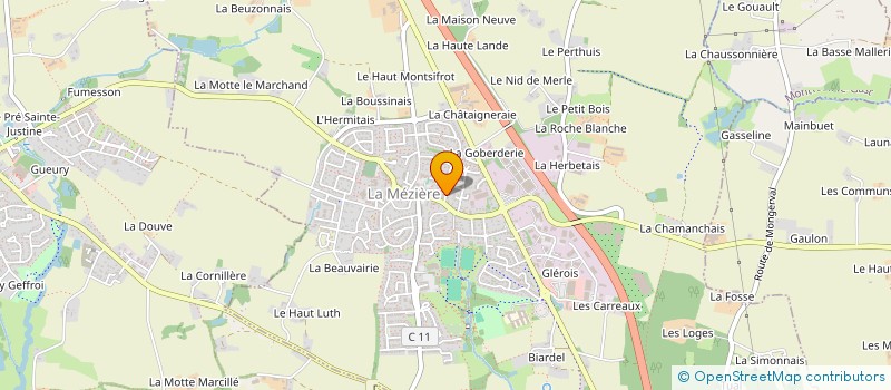 localisation de l'entreprise ZSR  LA MEZIERE