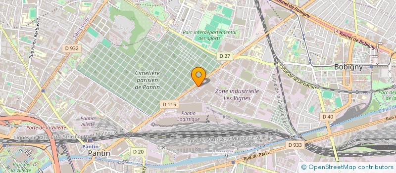localisation de l'entreprise ZSS PRO à BOBIGNY