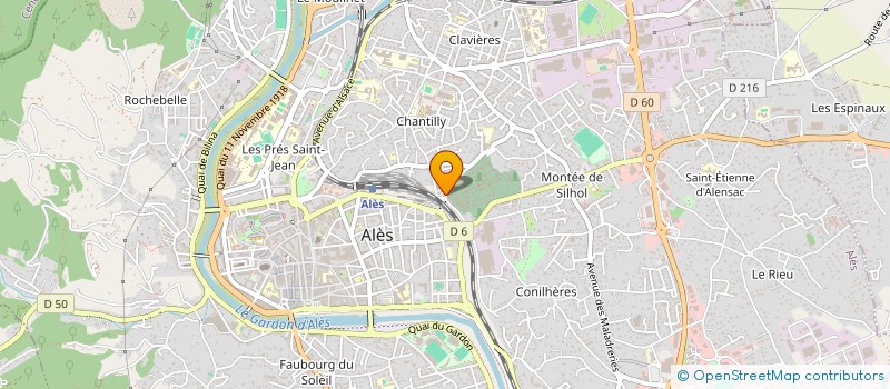 localisation de l'entreprise ZSZ à ALES