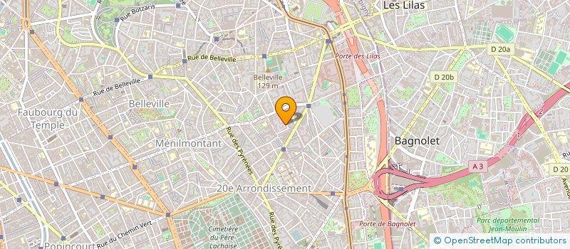 localisation de l'entreprise ZT TRANSPORTS  PARIS