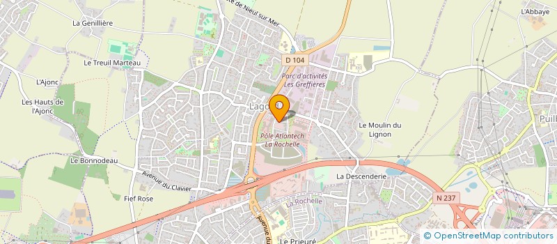 localisation de l'entreprise ZTA BATI à LAGORD