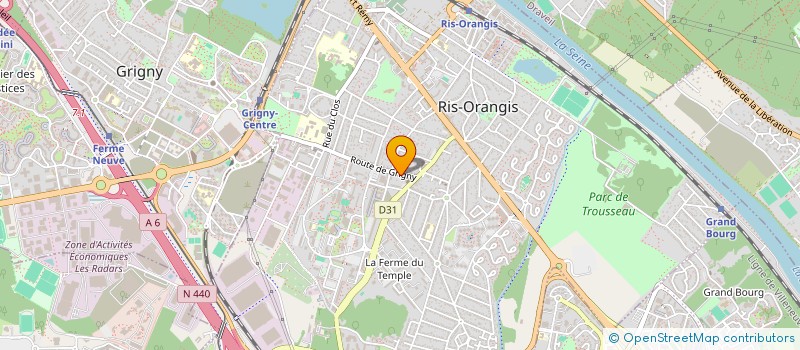 localisation de l'entreprise ZTA IMMOBILIER  RIS-ORANGIS