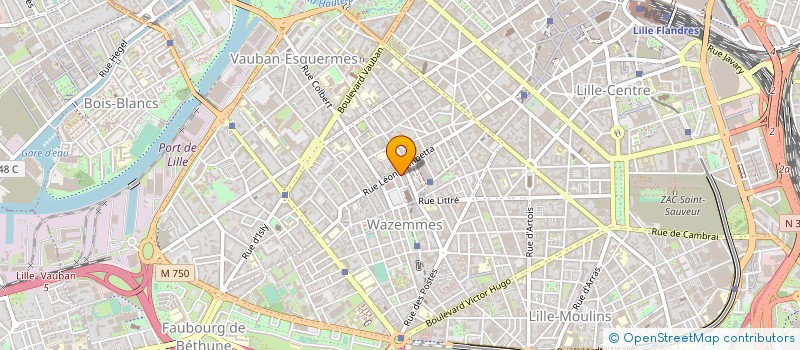 localisation de l'entreprise ZTAK à LILLE