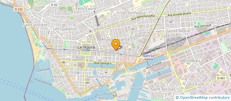 localisation de l'entreprise ZTG à LE HAVRE