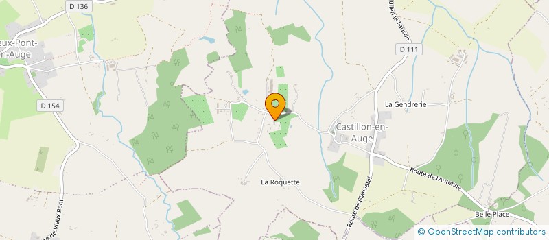 localisation de l'entreprise ZTN CONSEIL  CASTILLON-EN-AUGE