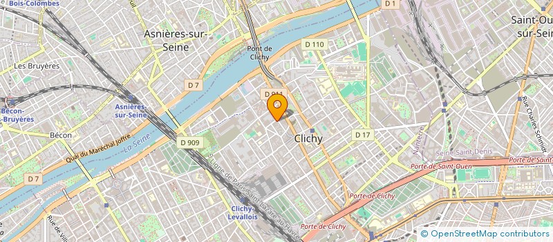 localisation de l'entreprise ZTOBS à CLICHY