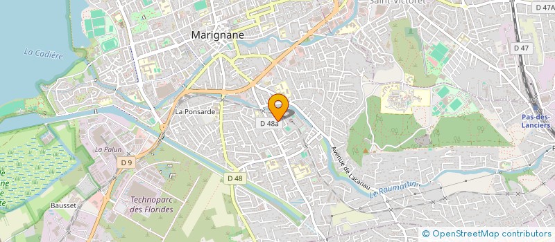 localisation de l'entreprise ZTP à MARIGNANE